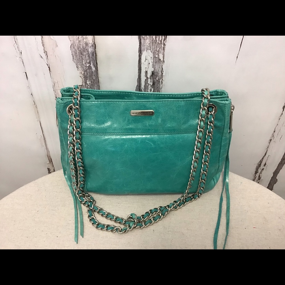 Rebecca Minkoff Swing Teal Leather Bag